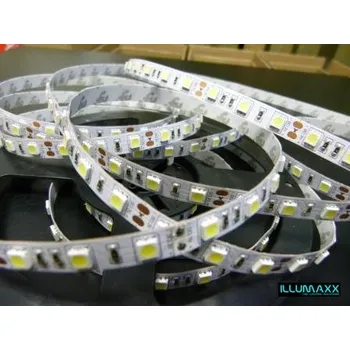 LED páska ILLUMAXX LED pásek 1cm, SMD5050, 60xLED/m, 12W/m,barva neutrální bílá IP22, 12V (barva neutrální bílá, 12V, krytí IP22)
