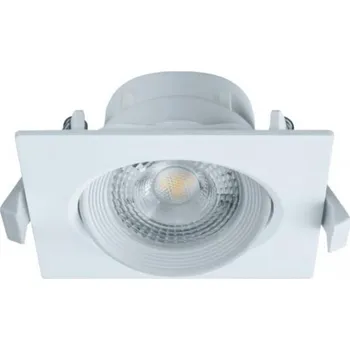 Bodové svítidlo LED SPOT LIGHT výklopné čtvercové, 5W, 315lm, barva bílá, teplá bílá 3000K (svítidlo vestavné, výklopné, integrovaný zdroj)