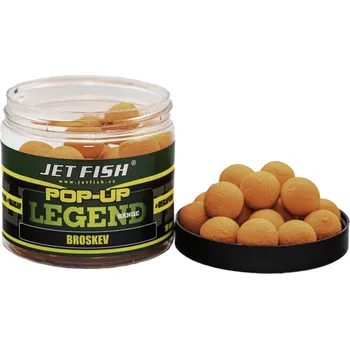 Boilies Jet Fish Legend Pop Up Broskev - 40 g 12 mm
