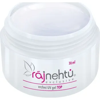 Umělé nehty Ráj nehtů UV gel TOP vrchní - 30 ml
