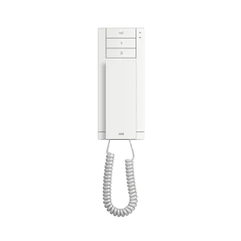 DOLS Telefon domovní ABB, se sluchátkem (2TMA210050W0001), bílý