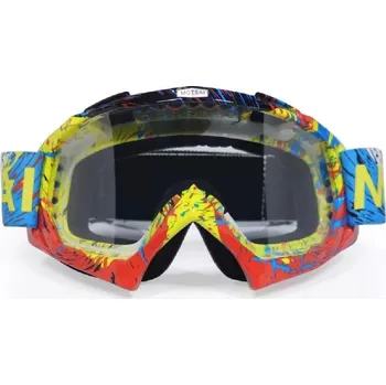 Motocyklové brýle Crossové dětské brýle barevné profi
