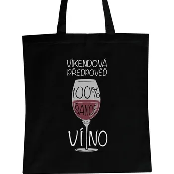 Nákupní taška Nákupní taška unisex s potiskem Víkendová předpověď