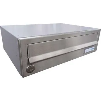 Poštovní schránka DOLS Poštovní schránka B-017 NEREZ + RAL 7040