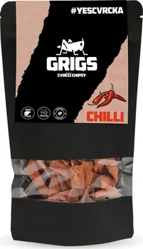 Chips Grig Proteinové cvrččí chipsy 70 g chilli