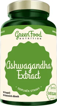 Přírodní produkt Green Food nutrition Ashwagandha Extract 90 cps.