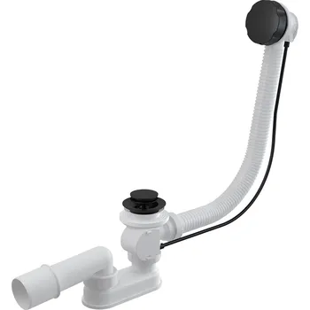 Sifon ALCADRAIN Sifon vanový automat komplet, černá-mat (A55BLACK-80)