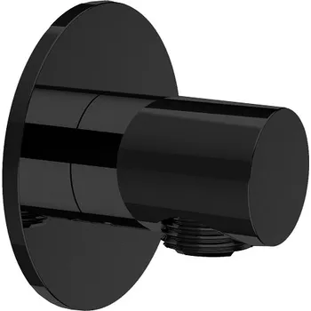 Sprchový držák Sanjet RONDO BLACK Vyústění sprchy ø7 cm, E095040B