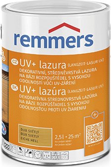 UV+ lazura 0,75 l Bílá