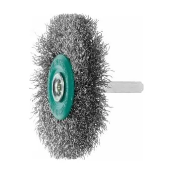 Drátěný kartáč drátěný kartáč do vrtačky nerz profi, Kulatý kartáč se stopkou drát IN