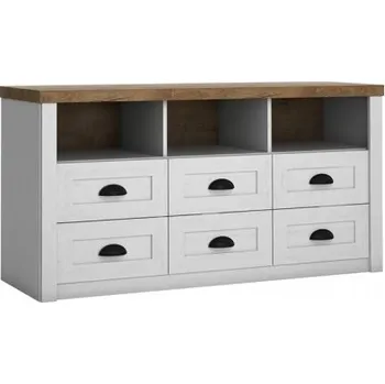 Komoda Zásuvková komoda Provence 5 - borovice andersen / dub lefkas