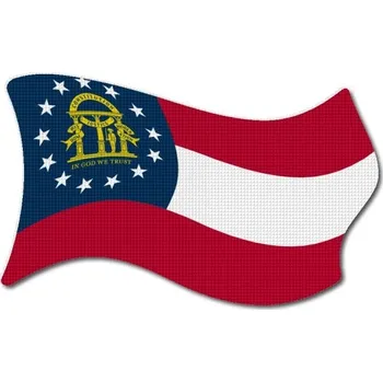 Pelisport Vlajka Georgia vlající tištěná