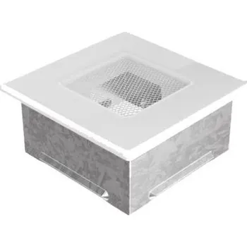 Krbová kamna Komíny CZ Krbová mřížka 110x110mm bílá