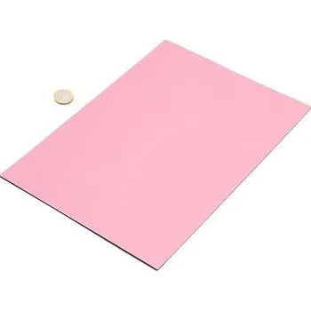 Růžová magnetická fólie A4