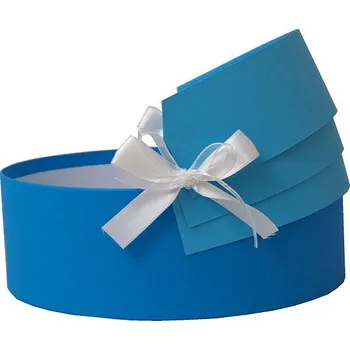 Lipence Dárková krabička Kočárek 1 ks Barva: Modrá