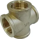 Mosazný kříž s vnitřními závity 1"