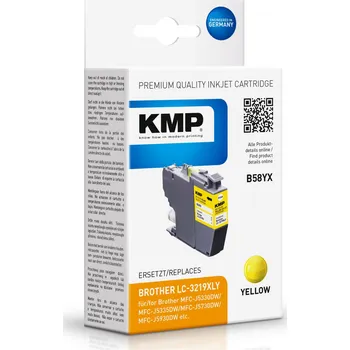 Počítač KMP B58YX - Brother LC-3219XL Y - žlutá inkoustová náplň KMP