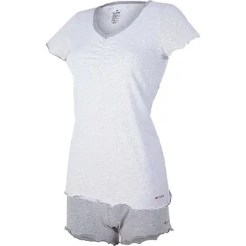 Souprava dámského spodního prádla BARIDI wear Souprava dámská Outlast® - pruh bílošedý melír/šedý melír Velikost oblečení: XL