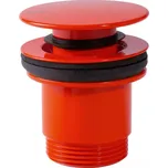 Tres Umyvadlový ventil Ø 63 mm CLICK-CLACK, 24284001 Provedení: Červená