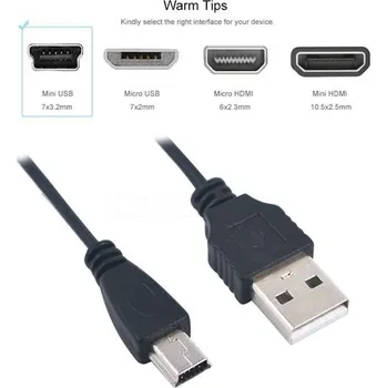 Datový kabel kabel mini USB 1 m C-MINIUSB1 - J