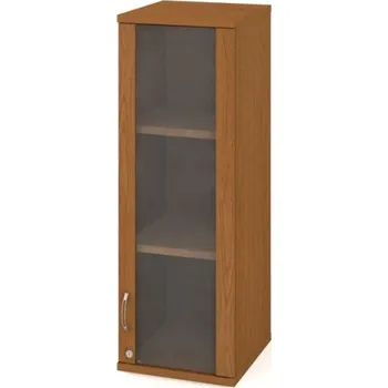 Kancelářský vozík HOBIS kancelářská policová skříň horní - SZ 3 40 02 P H, zámek Huwill, třešeň + doprava zdarma