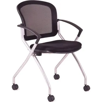 OFFICE PRO Jednací židle Metis na kolečkách, černá + doprava zdarma