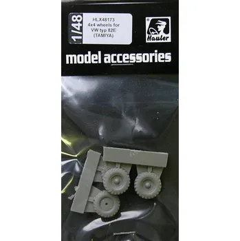 Plastikový model Hauler 1/48 4x4 wheels for VW type 82E Kafer (TAM)