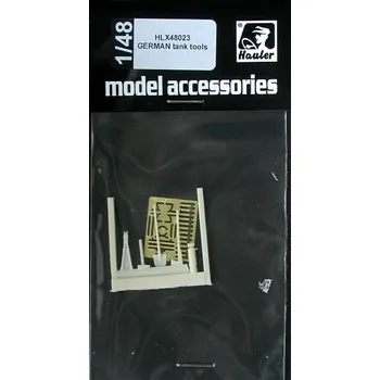 Plastikový model Hauler 1/48 German tank tools (resin/etched set)