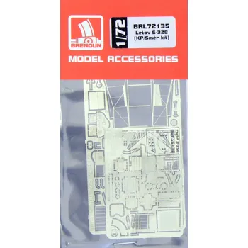 Plastikový model Brengun 1/72 Letov S-328 - detail PE set (SMER/KP)