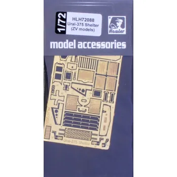 Plastikový model Hauler 1/72 Ural 375 Shelter - detail PE set (ZV/ICM)
