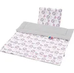 Oboustranný Set z Velvet do kočárku New Baby lapač snů šedý