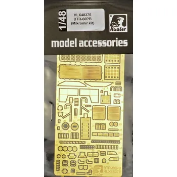 Plastikový model Hauler 1/48 BTR-60PB - detail PE set (Mikro-Mir)