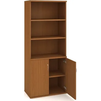 Kancelářský vozík HOBIS skříň policová dvéřová - S 5 80 03, třešeň + doprava zdarma