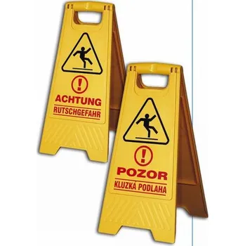 Úklidový vozík Výstražná tabule + doprava zdarma