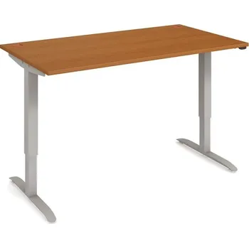 Kancelářský vozík HOBIS výškově stavitelný stůl MOTION MS 2 1600, stand.ovládání, třešeň + doprava zdarma