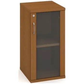 Kancelářský vozík HOBIS kancelářská policová skříň - SZ 2 40 02 P, zámek Huwill, třešeň + doprava zdarma