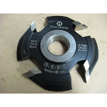 Fréza Pravá čtvrtkruhová fréza vydutá 130X18X30-R12-HOKINKA