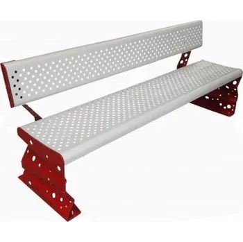 Zahradní lavice Celokovová lavička 2010 mm s opěradlem + doprava zdarma