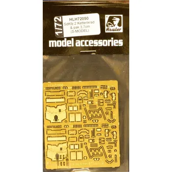 Plastikový model Hauler 1/72 Kettenkrad detail PE set (S-MODEL)