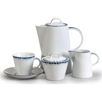 Stolování Thun 1794 Kávová souprava, český porcelán, Tom, rozpitá modř, Thun, 15 d.