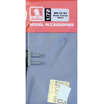 Plastikový model Brengun 1/72 Depth Charge Mk54 - 2 pcs. (resin&PE set)