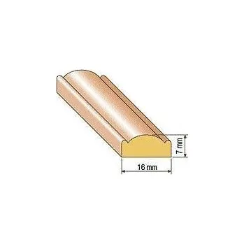 LED lišta Dřevěná profilová lišta, 27 Varianta: borovice 2 metry