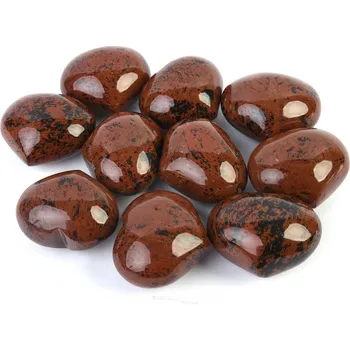 Přírodní kámen Srdíčko obsidián mahagonový (Mexiko)