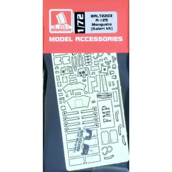 Plastikový model Brengun 1/72 A-129 Mangusta - PE set (ITALERI)