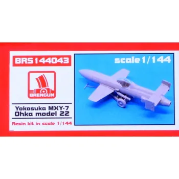 Plastikový model Brengun 1/144 Yokosuka MXY-7 Ohka model 22 (full kit)