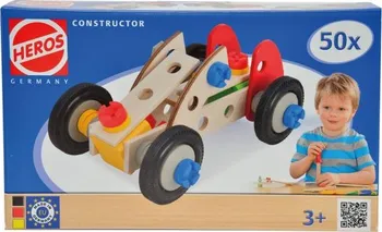 Dřevěná hračka Heros Stavebnice Constructor 50 ks