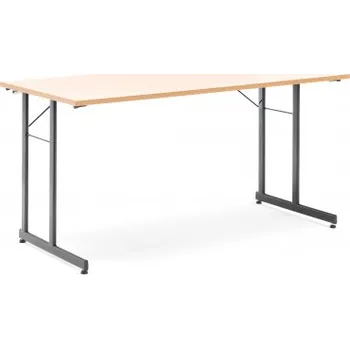 Jídelní stůl AJprodukty Skládací kongresový stůl Claire, 1400x700 mm, buk, černá 143493