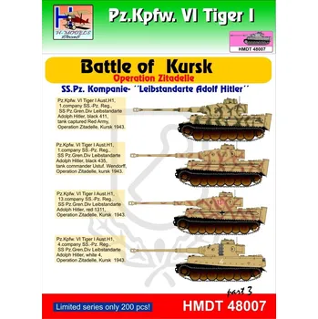 Plastikový model HM decals 1/48 Decals Pz.Kpfw.VI Tiger I Battle of Kursk 3