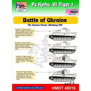 Plastikový model HM decals 1/48 Decals Pz.Kpfw.VI Tiger I Battle of Ukraine 1