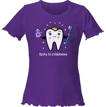 Dámské tričko Tričko s potiskem Pasta, kartáček a zoubek dámské